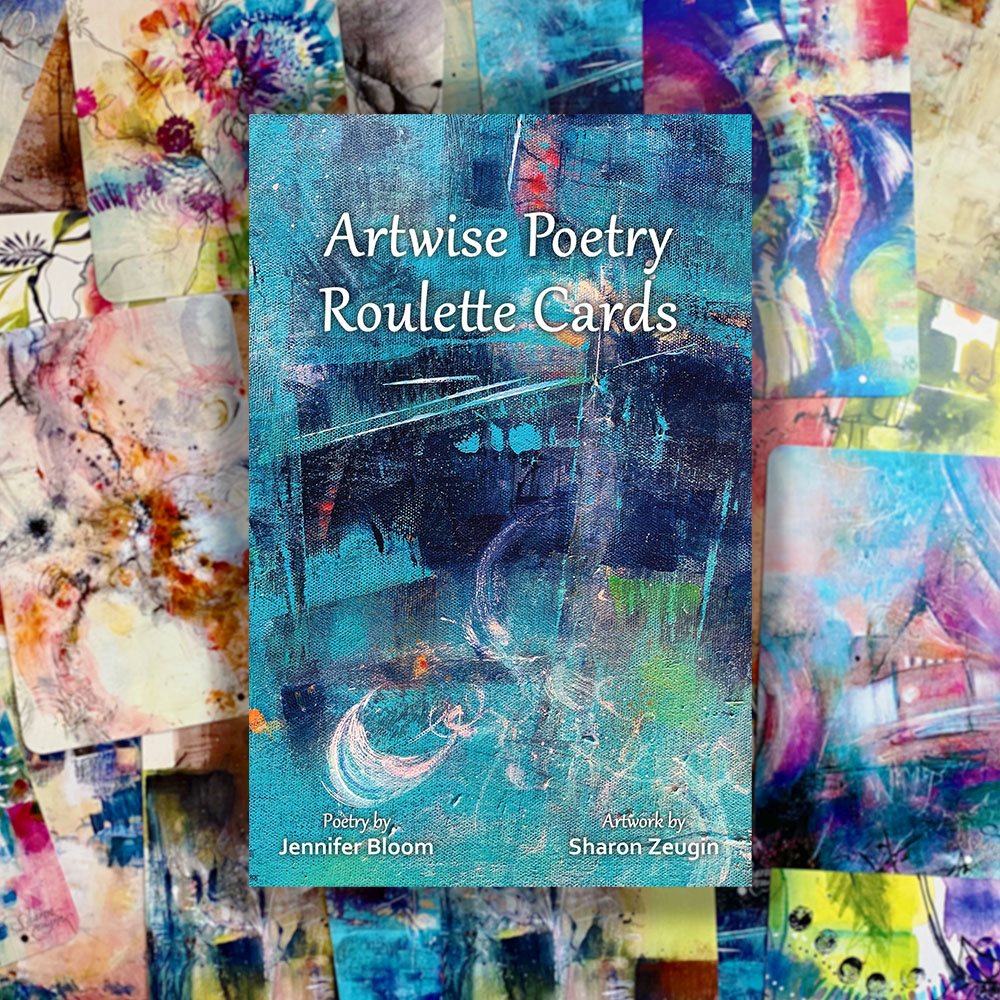 promo image of the artwise poetry card set